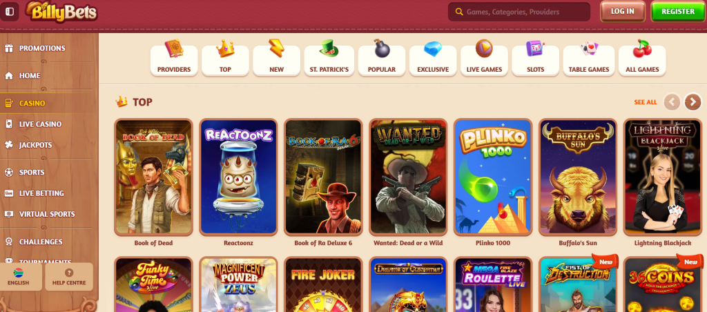 BillyBets Deutschland Online Casino – Ihre ultimative Glücksspielerfahrung
